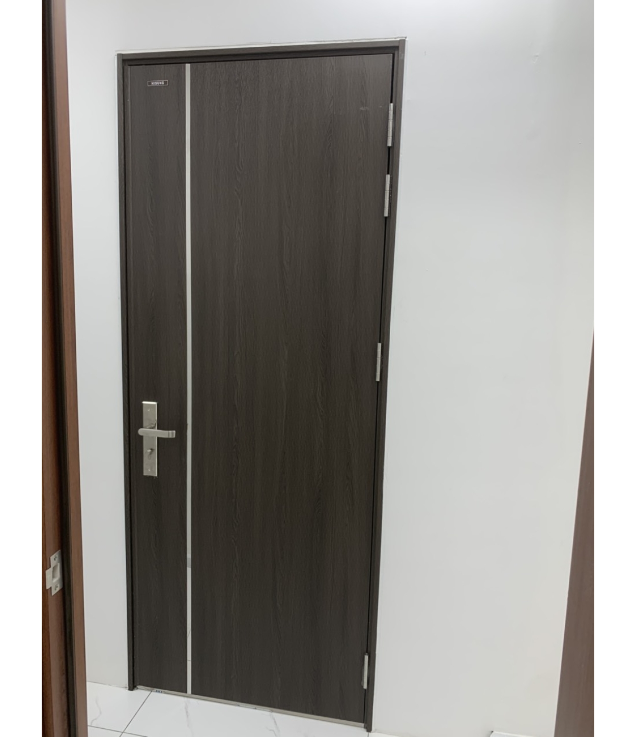 Dự án lắp đặt cửa thép chống cháy EI60 dán laminate Hisung cho Spa - Đinh Tiên Hoàng